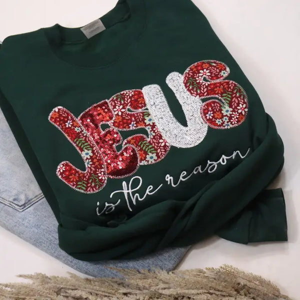 Jesus Is the Reason Christmas Sweatshirt