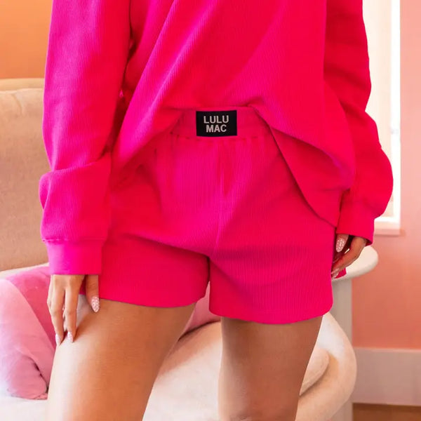 Waffle Short Hot Pink | LULU MAC