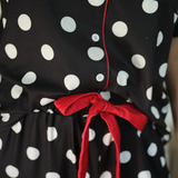Dotty Darling Polka Dot Ruffle Pajama Set