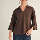 The Scallop Edit Top