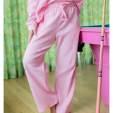 Light Pink Waffle Pants | LULU MAC
