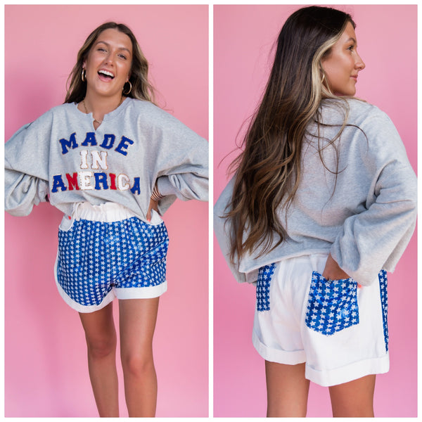Made in America Comfy Cropped Top
