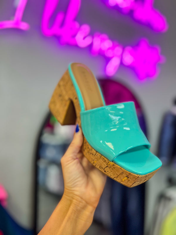 The Malibu Sandals - Turquoise - FINAL SALE