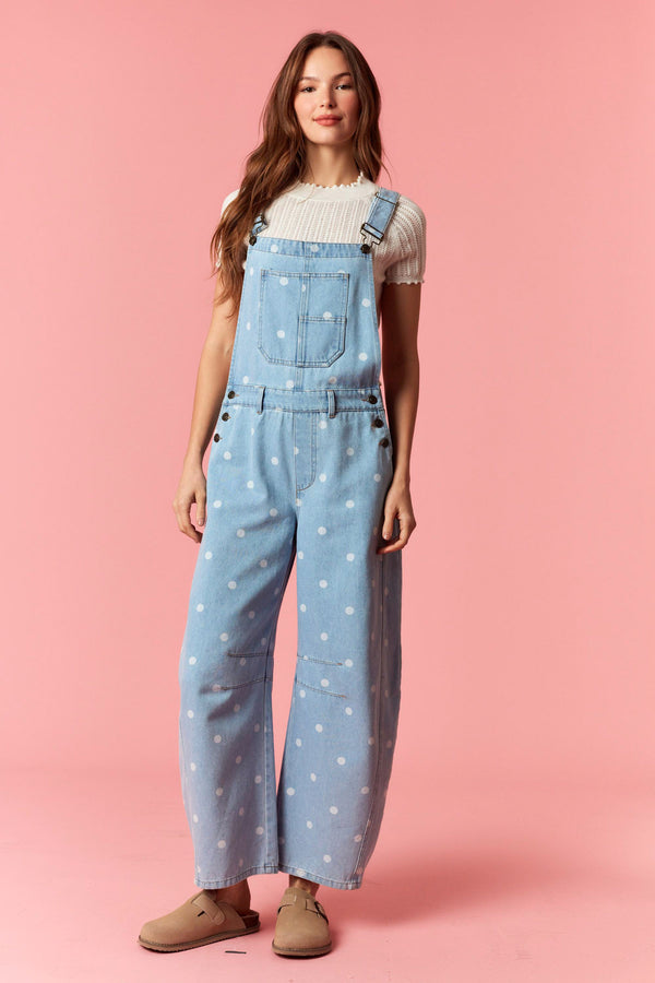 The Playful Polka Dot Overalls