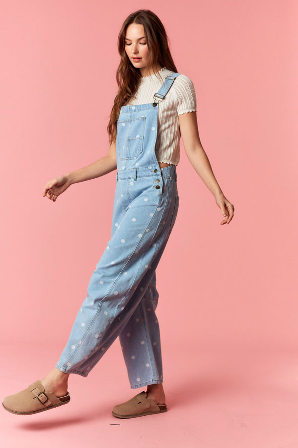 The Playful Polka Dot Overalls