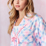 Pink Blue Bow Pajamas