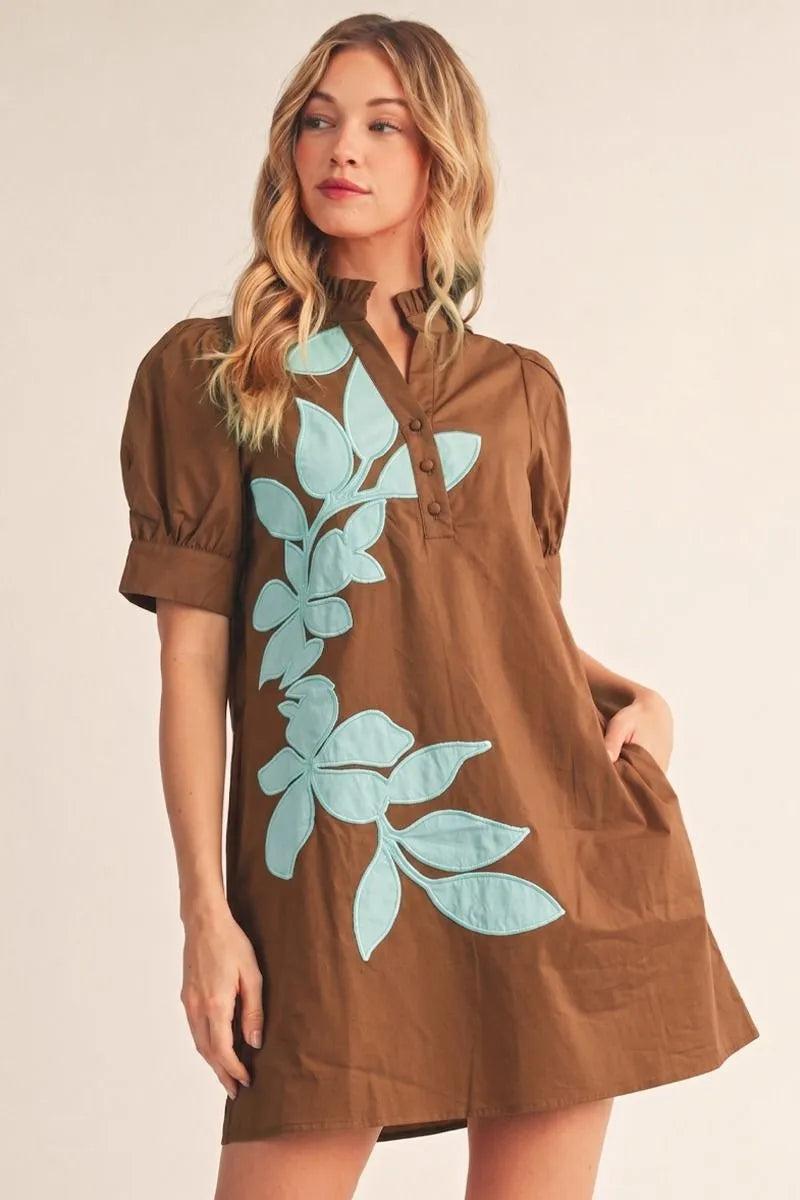 The Statement Leaf Dress