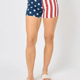 USA Stripe Judy Blue Shorts