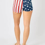 USA Stripe Judy Blue Shorts