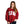 Crimson and White Lulu Mac Embroidery Sweatshirt