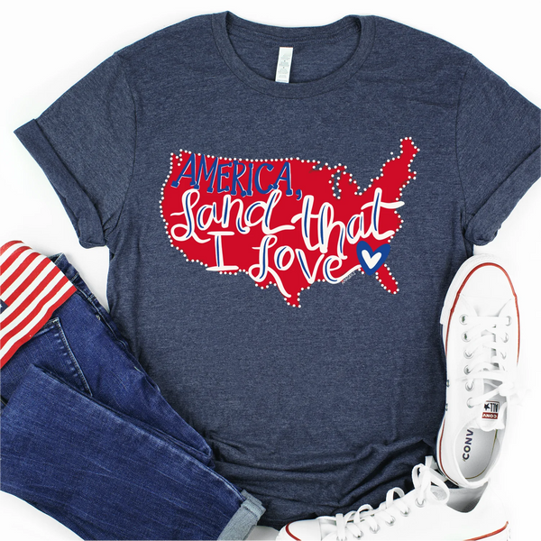 America July 4th Graphic Tee