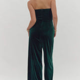 Sequin Velvet Jumpsuit