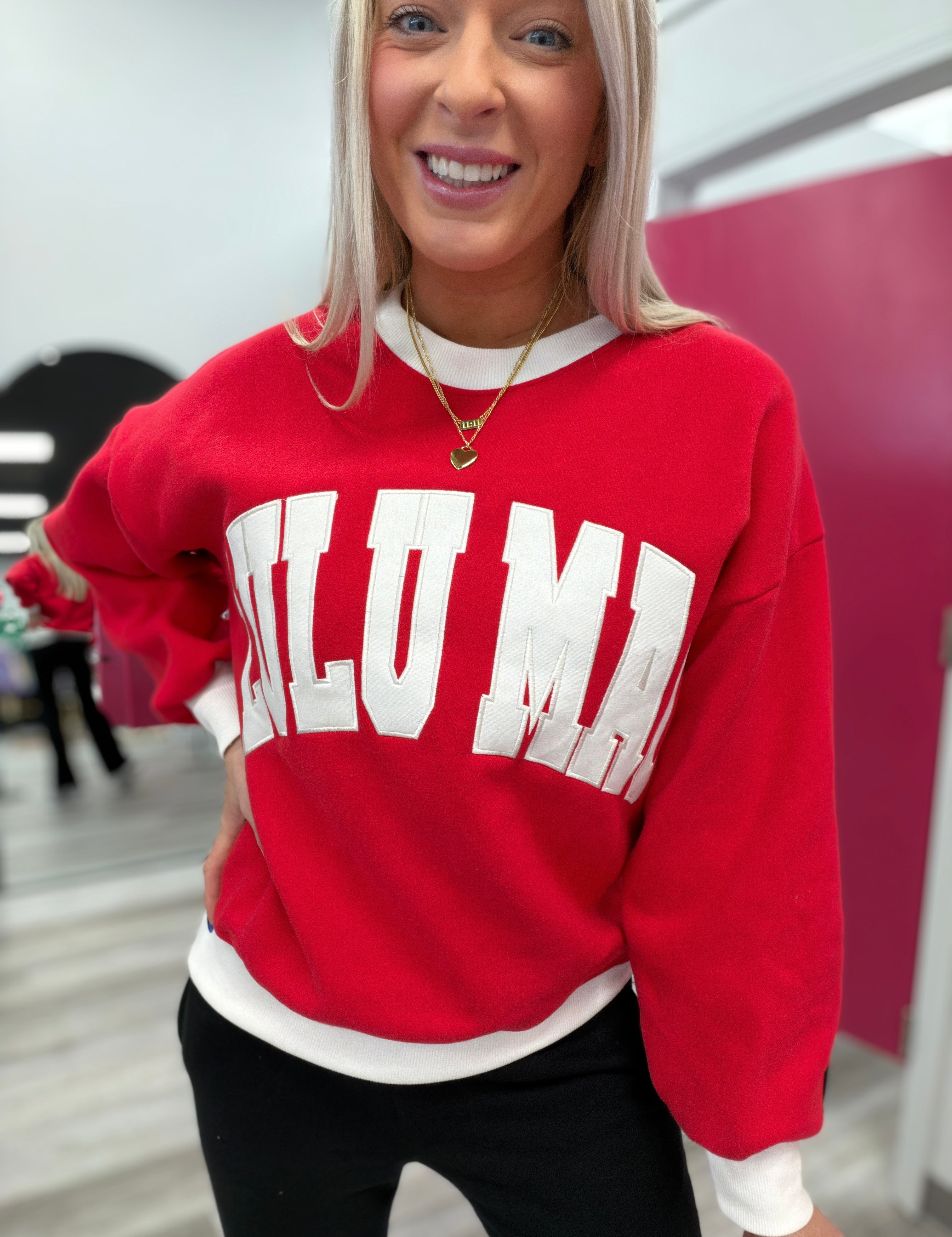 Lulu Mac Sweatshirt Red