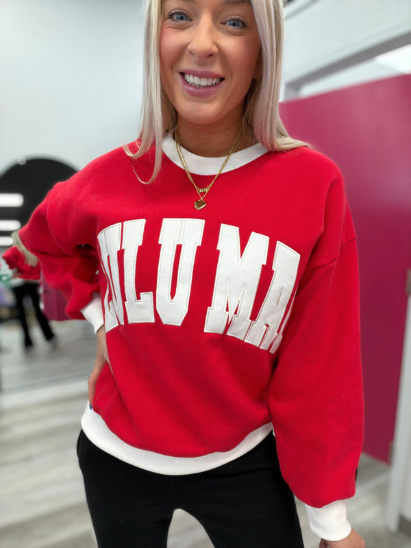 Lulu Mac Sweatshirt Red