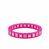 LULU MAC | Hot Pink Rhinestone Bracelet