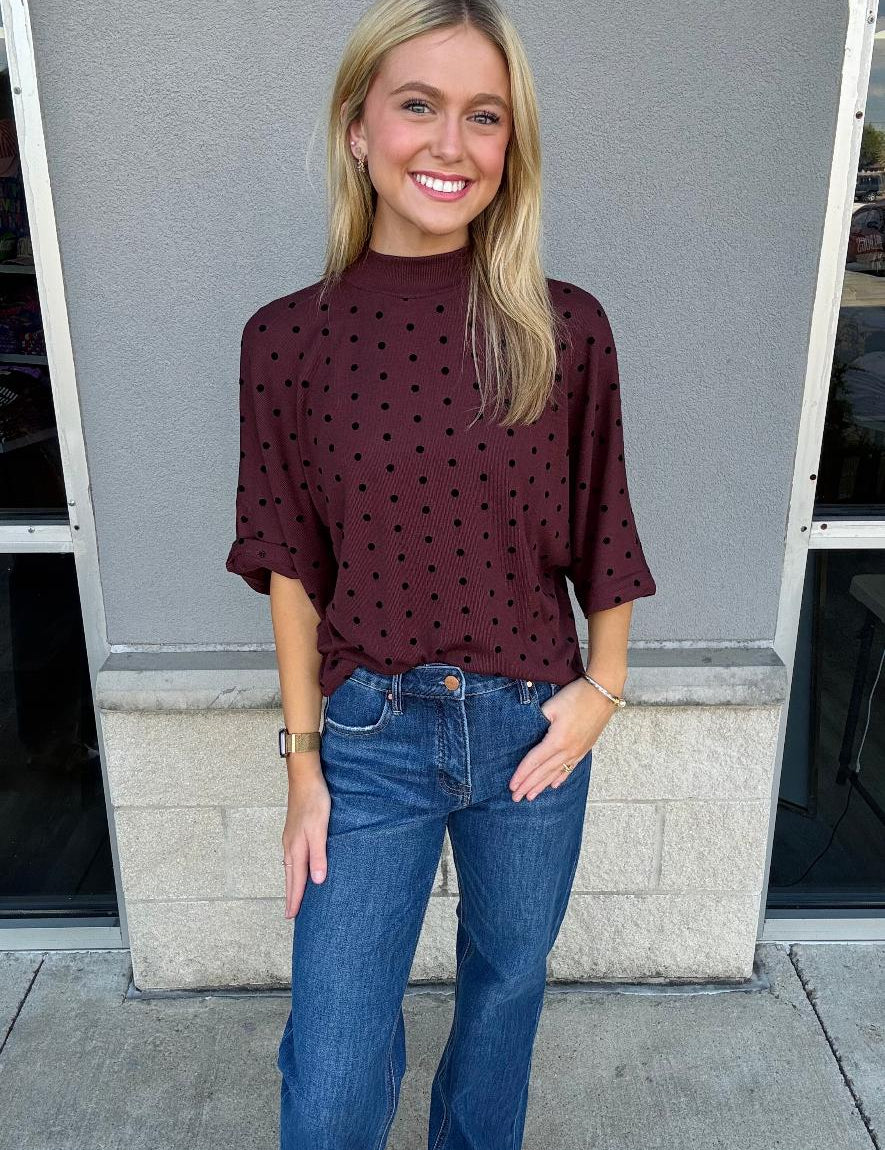 Dottie Darling Polka Dot Top