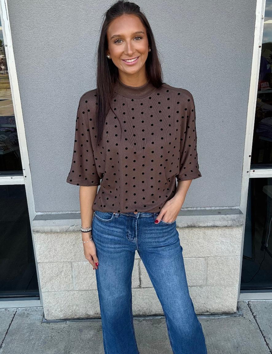 Dottie Darling Polka Dot Top
