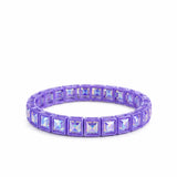 LULU MAC | Purple Rhinestone Bracelet