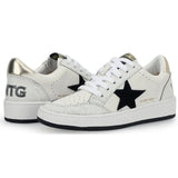 The Denisse Sneaker - White Cracked