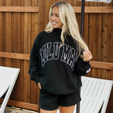 LULU MAC | Stitched Logo Mockneck