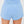You Got It Sky Baby Blue Woven Solid Inner Brief Back Pocket Shorts -