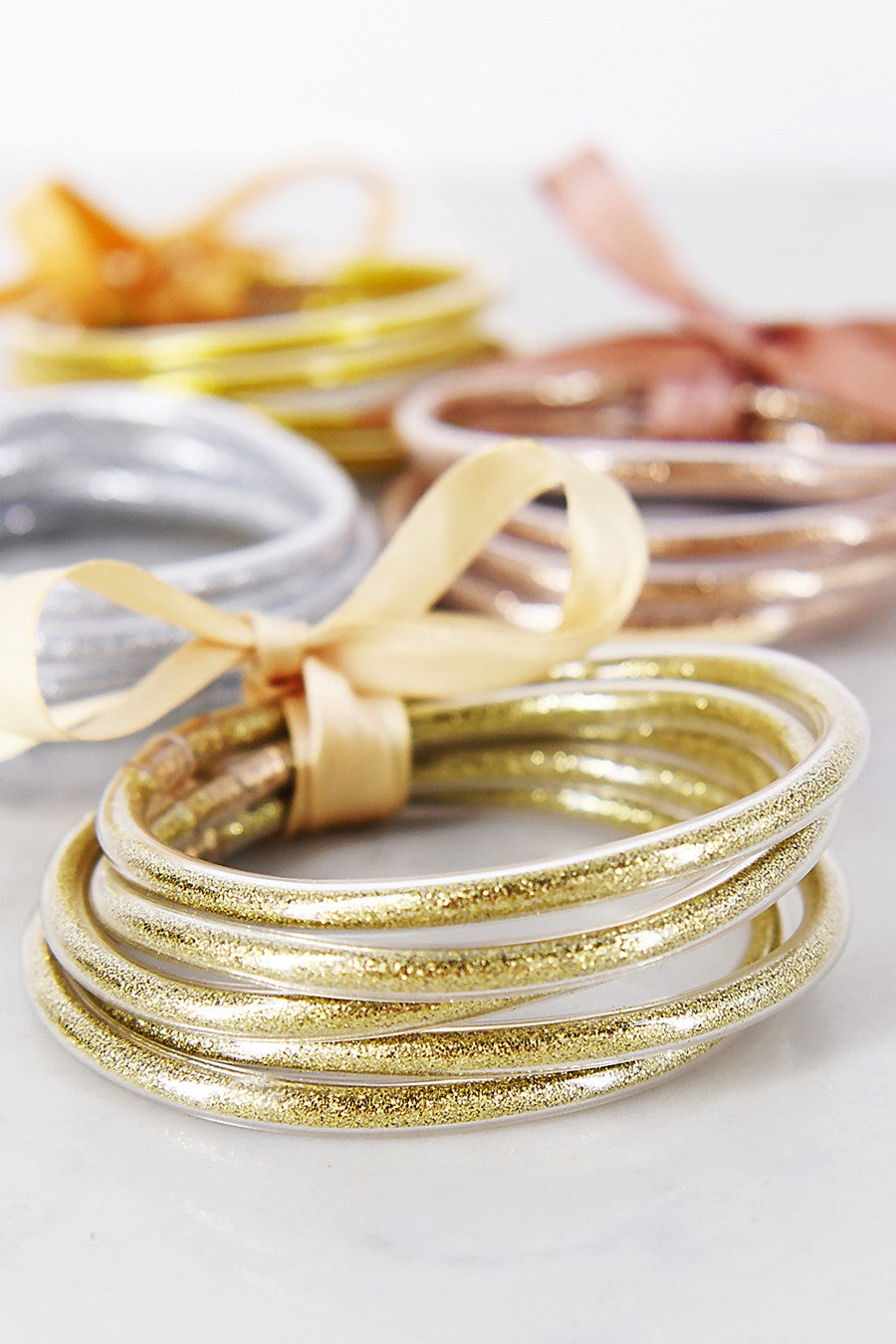 Glitter Jelly Bracelets - 6 Colors – Paisley Grace Boutique