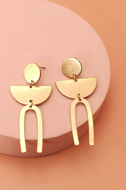 Half Moon Earrings