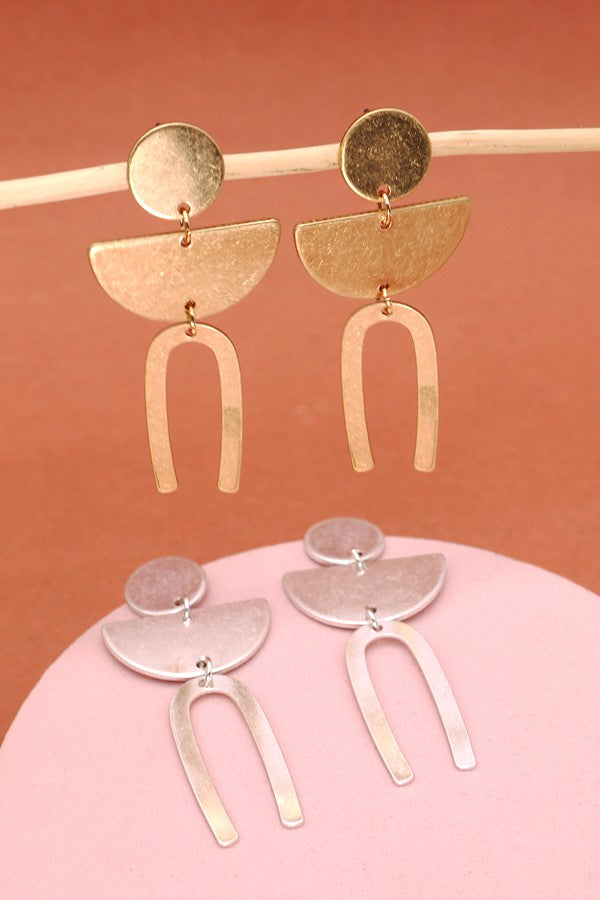 Half Moon Earrings