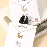 Dainty Dog Mom Pendant Necklace