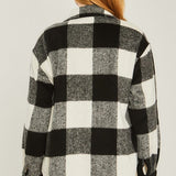 Black and White Shacket