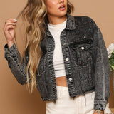 Find The Colors Rainbow Studded Jacket