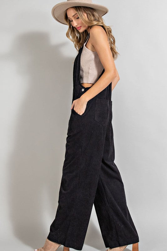Chasing Skies Corduroy Overall Jumpsuit