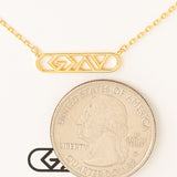 God Romans 8:28 Necklace