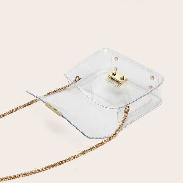 Clear Purse - Silver or Gold