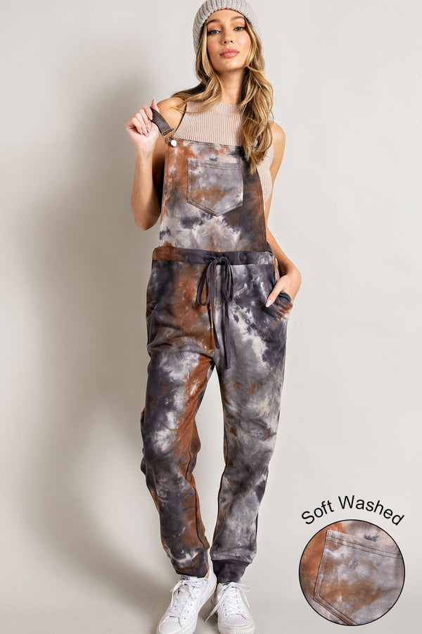 Follow My Lead Mineral Wash Overall