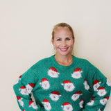 Santa Claus Lane Sweater - Green