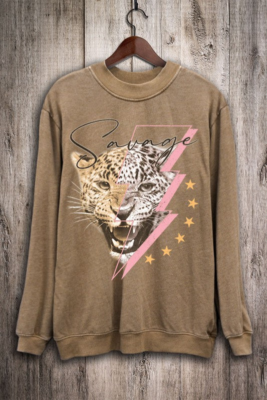 Savage Leopard Sweatshirt