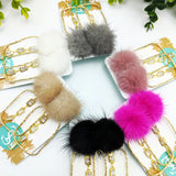 Puff Crystal Drop CZ Hoops - Taylor Shaye