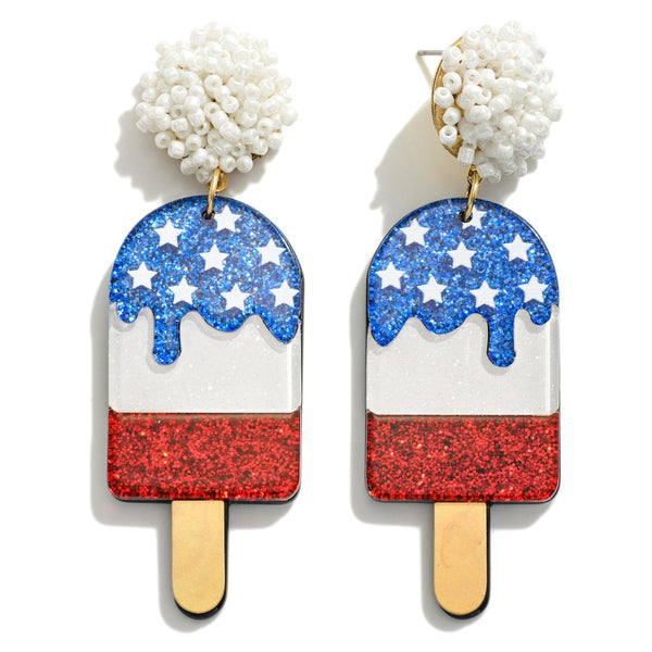 Popsicle American Earrings