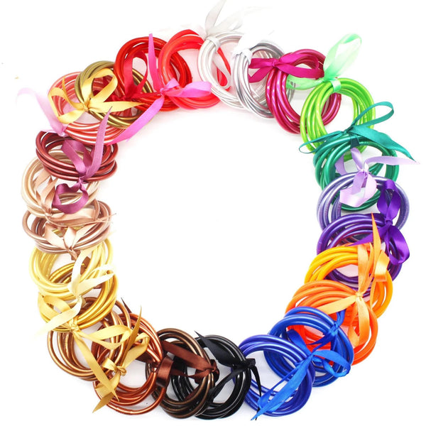 Metallic Jelly Bracelets - Various Colors!
