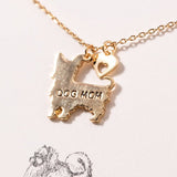 Dog Mom Charm Necklace