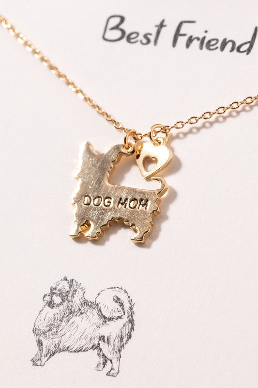 Dog Mom Charm Necklace