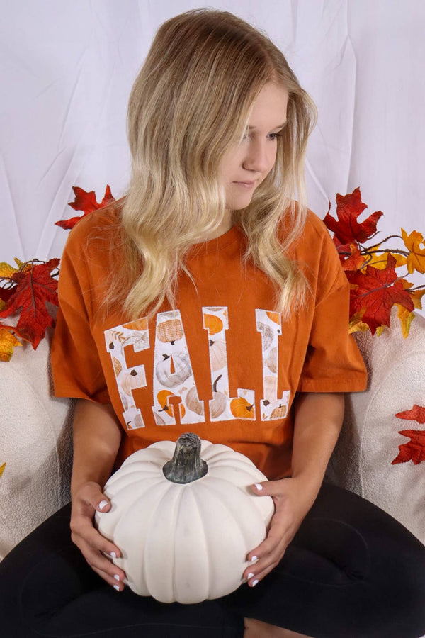 Pumpkin Fall Short Sleeve