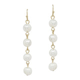 4 Drop Freshwater Pearl 1.5" Earring