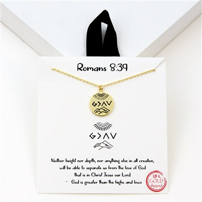 Romans 8:39 Necklace