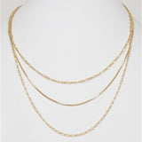 Triple Chain Necklace