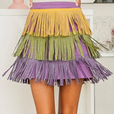 Life of the Mardi Rhinestone Skirt