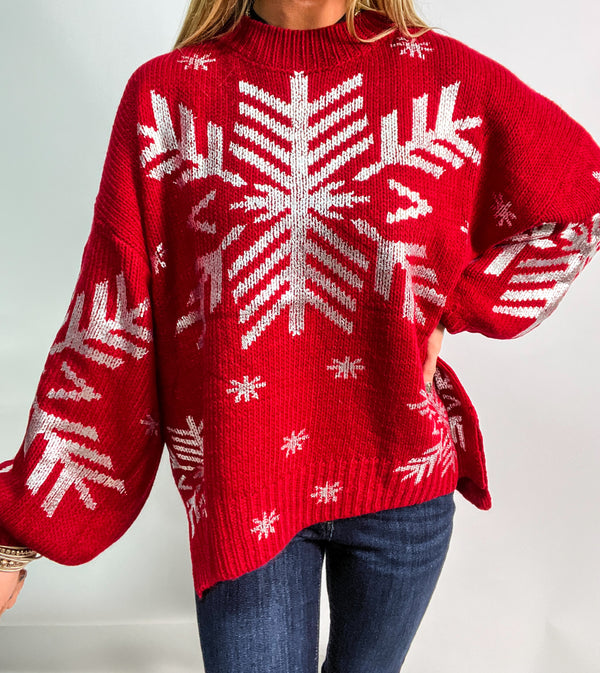 Snowflake Christmas Sweater