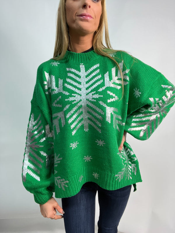 Snowflake Christmas Sweater