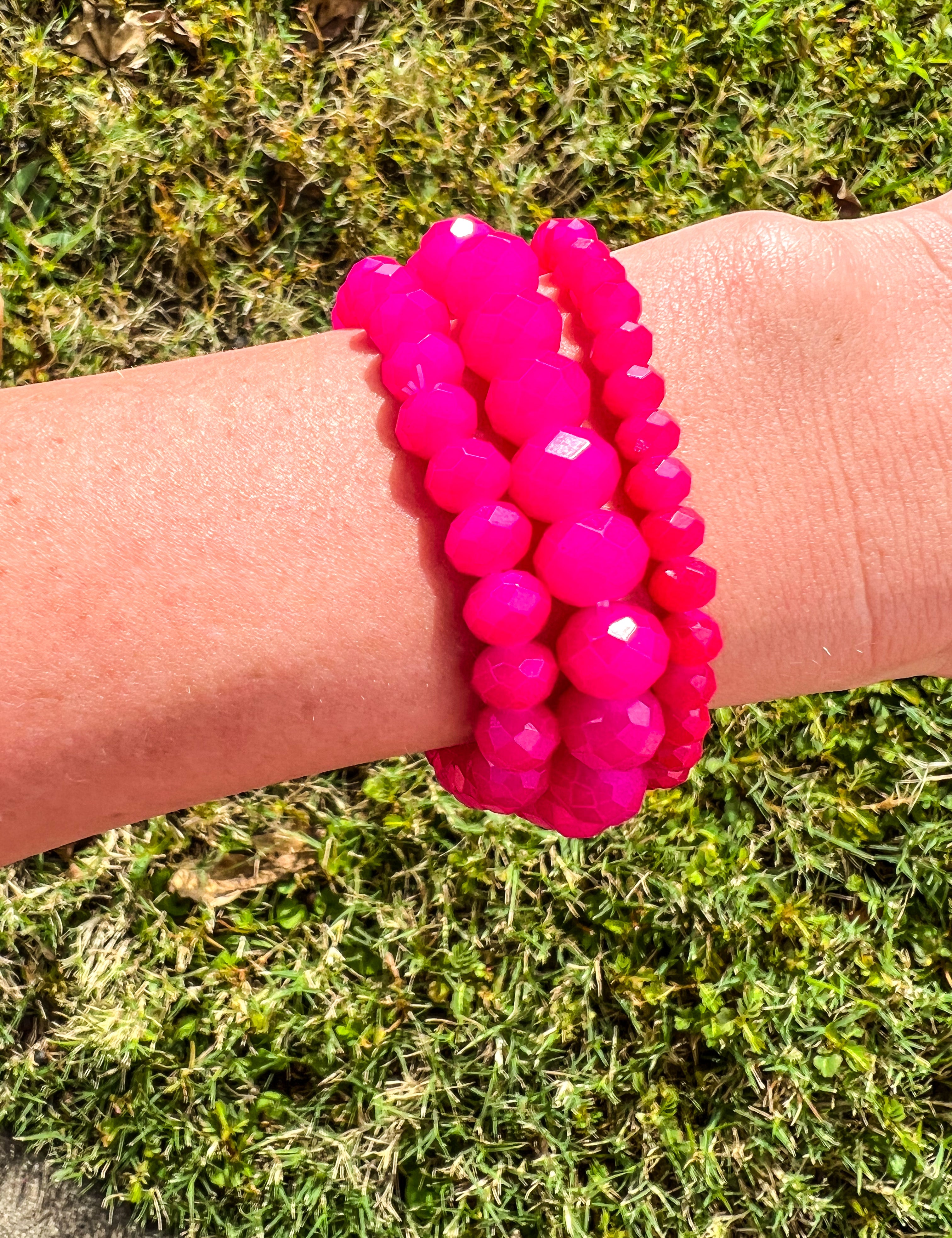 Shine Bright Beaded Bracelet - Various Colors!